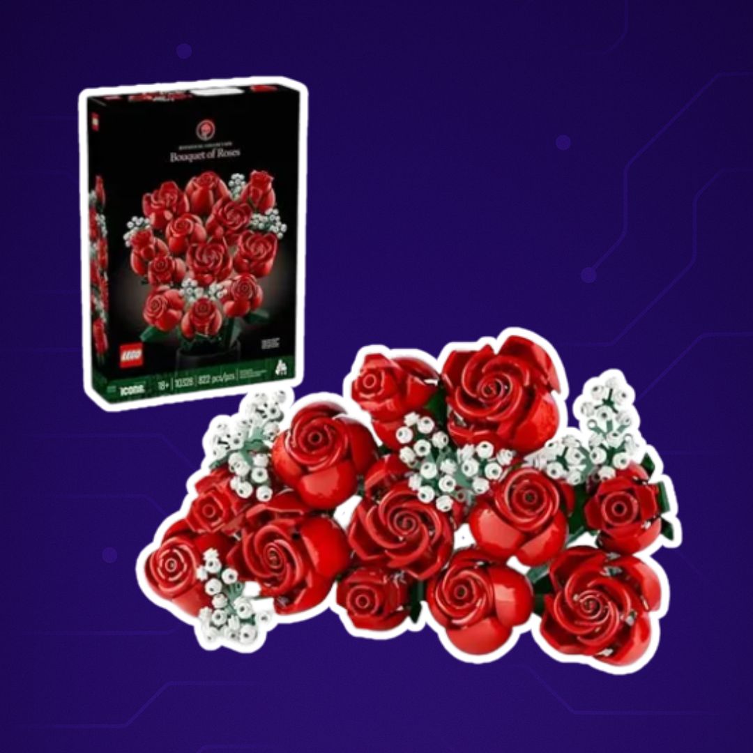 🌹 LEGO® Icons – Ramo de Rosas (10328)