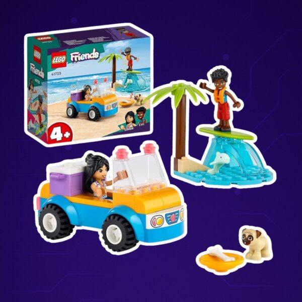 🌴 LEGO® Friends – Diversión en la Playa con Buggy (41725)